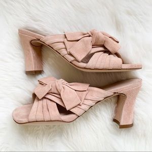 Stuart Weitzman Dusty Pink Bosun Mules